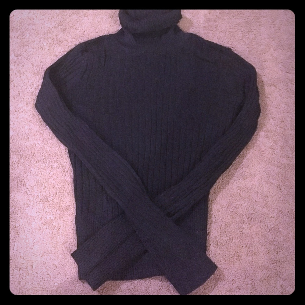 Black turtle neck